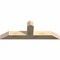 Ekena Millwork Portland Rough Sawn Timber Gable Bracket, Douglas Fir, 60"W x 20"H x 6"D x 6"F, 8/12 Pitch GBW060X20X0606POR00RDF - alternate 3